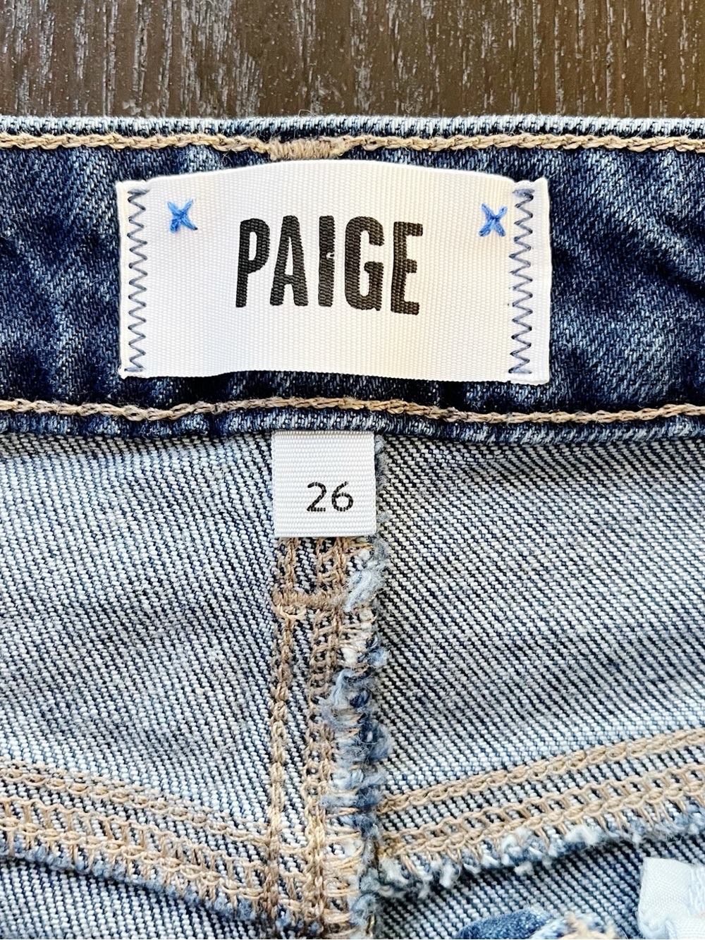 PAIGE Leenah Ankle Wide Leg Crop Jeans in Gracie Lou Wash Size 26 - Picture 10 of 11